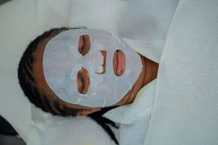 Facial treatment in progress at Glamsoul Beauty, Kingston upon Thames